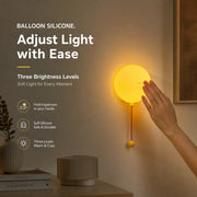 wall-mounted silicone balloon night light – product image 7