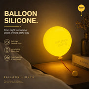 wall-mounted silicone balloon night light