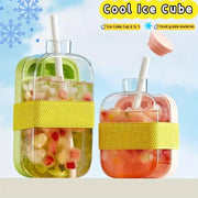 portable ice maker bottle with straw – product image 3