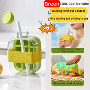 portable ice maker bottle with straw – product image 6