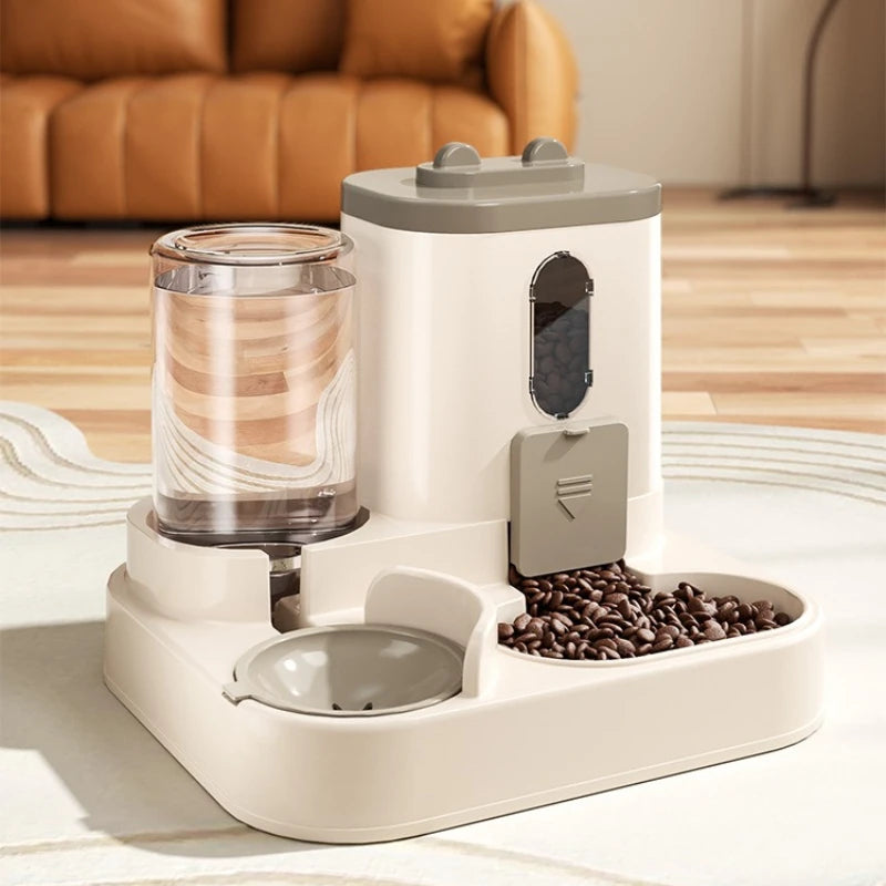 2-in-1 pet food and water dispenser