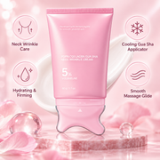 PDRN collagen neck massage cream with gua sha applicator – product image 4