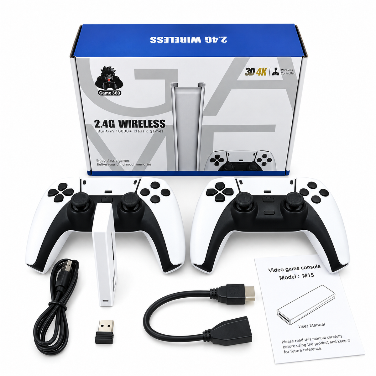 RetroStick plug-and-play game console