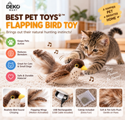 interactive flapping bird cat toy – product image 2