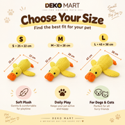 duck plush toy for dogs and cats – product image 2