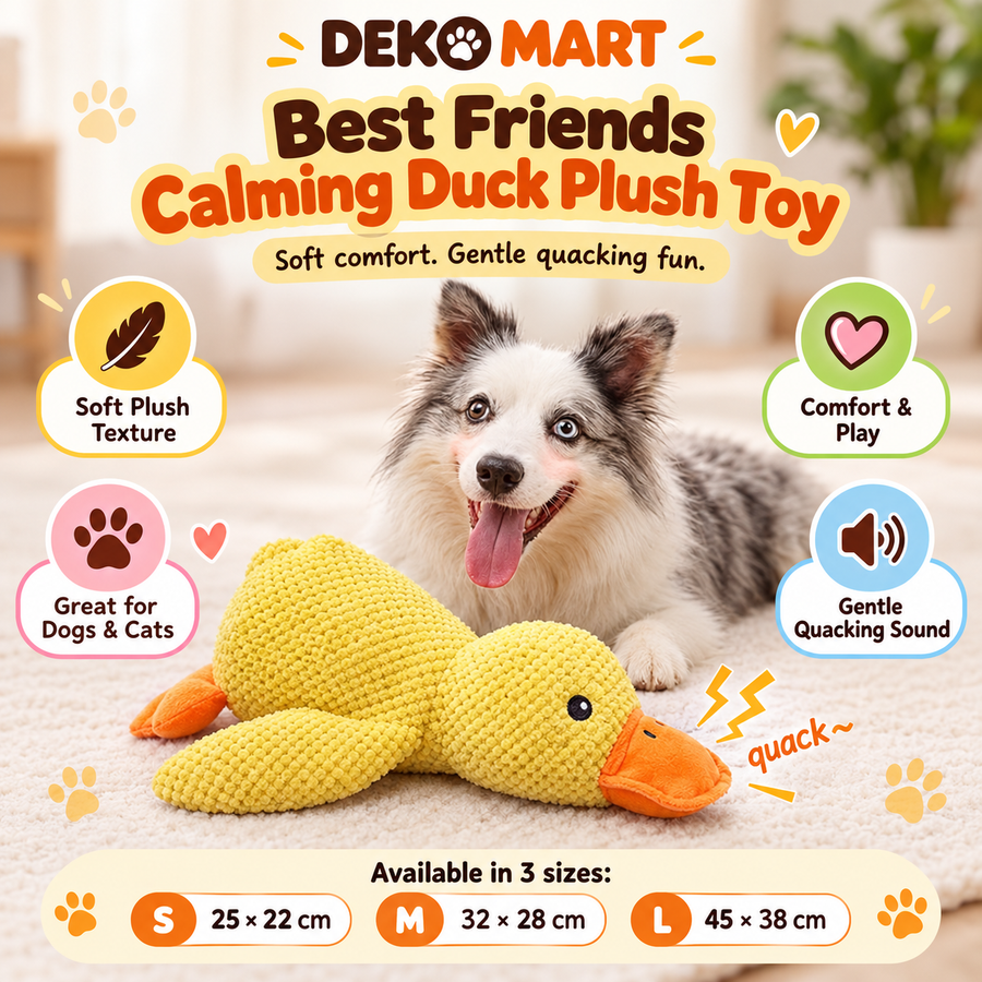 duck plush toy for dogs and cats