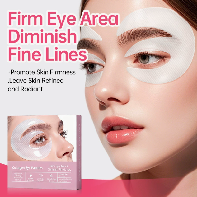 Collagen Hydrogel Eye Masks with Hyaluronic Acid