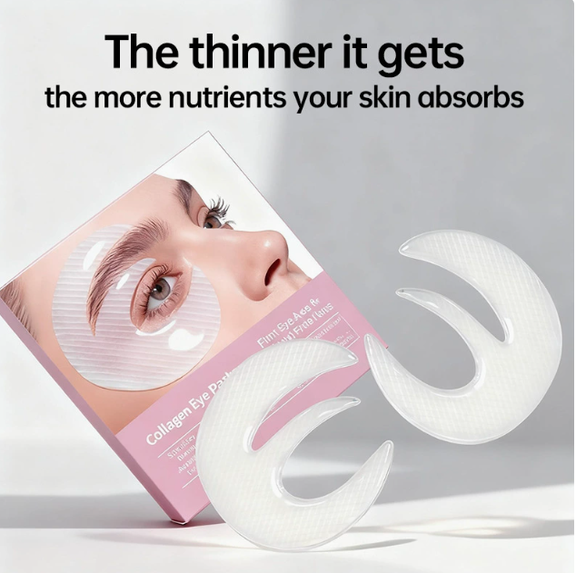 collagen hydrogel eye masks with hyaluronic acid – product image 2